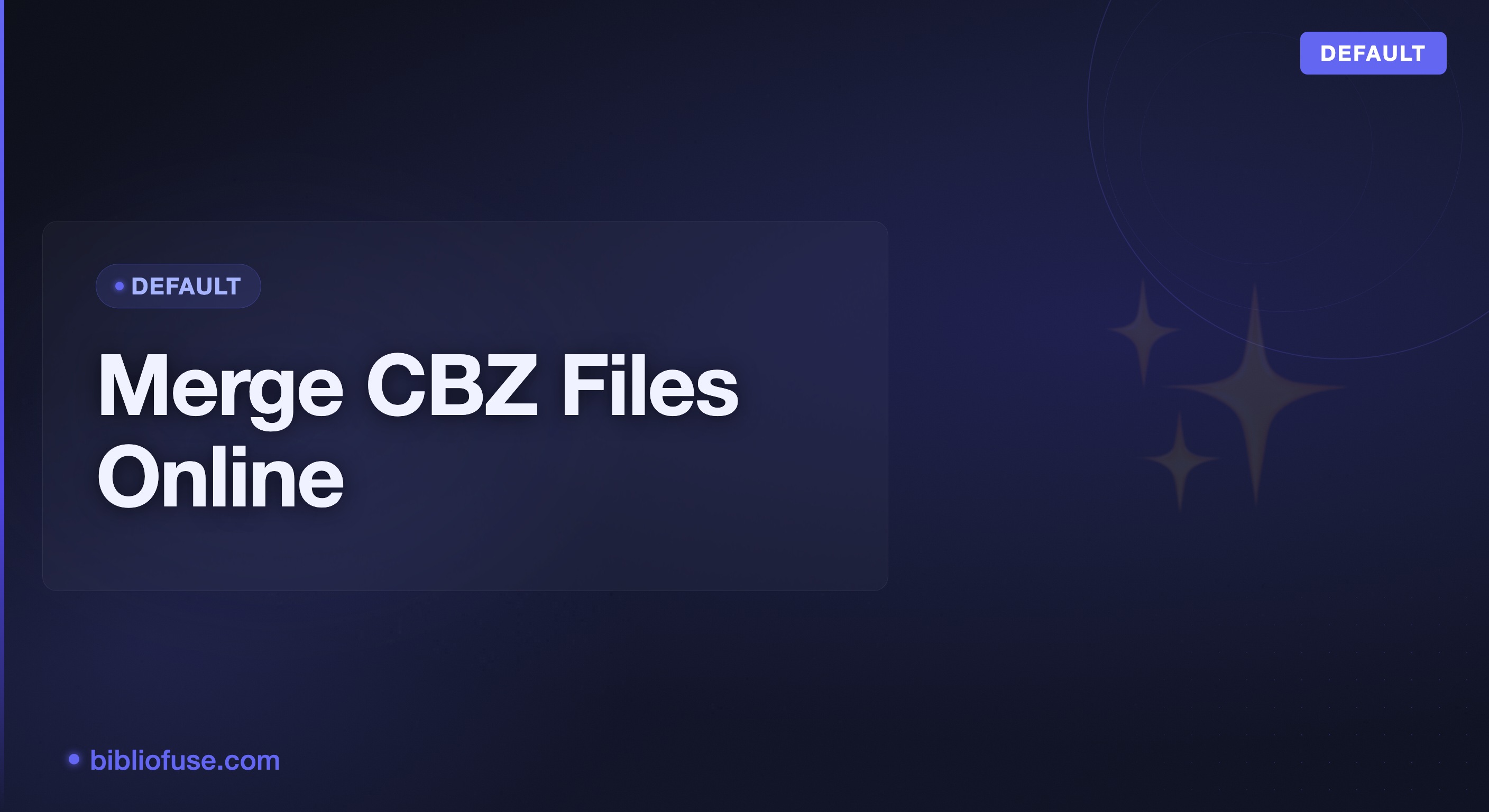 Cara Menggabungkan Beberapa Fail CBZ Menjadi Satu — Alat Dalam Talian Percuma